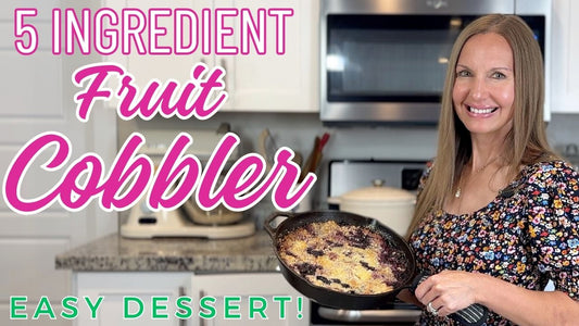 Easy 5 Ingredient Fruit Cobbler