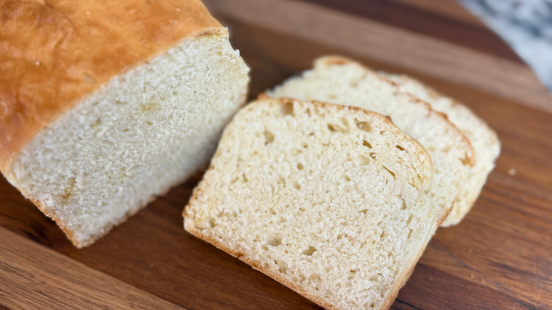 No Yeast 1 Hour Sandwich Bread - No Knead, No Rise, Yeast Free Quick Bread!