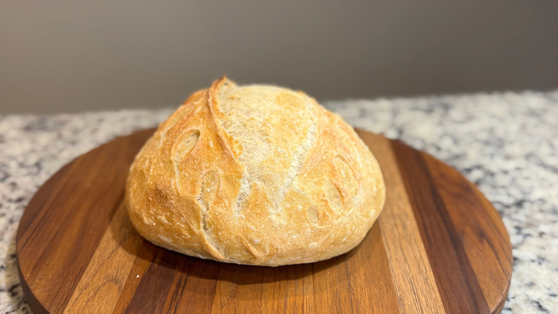 Easiest No-Knead Bread Ever! Overnight Dutch Oven Recipe - Yeast Bread - Not Sourdough
