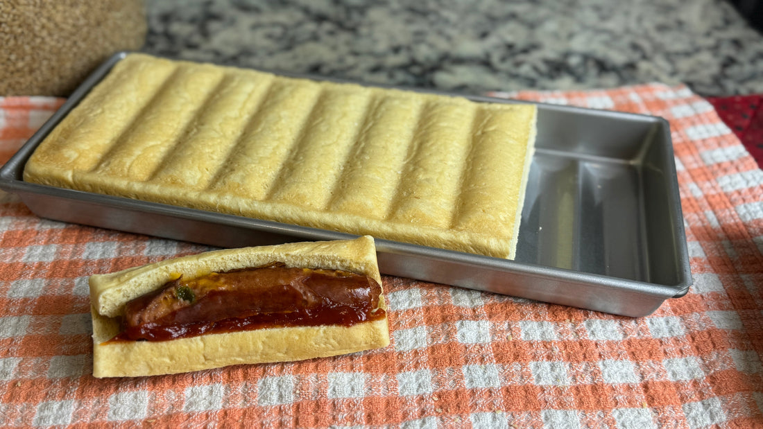 Homemade Hot Dog Buns (New England Style)