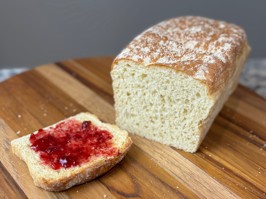 1 Hour No Knead English Muffin Bread