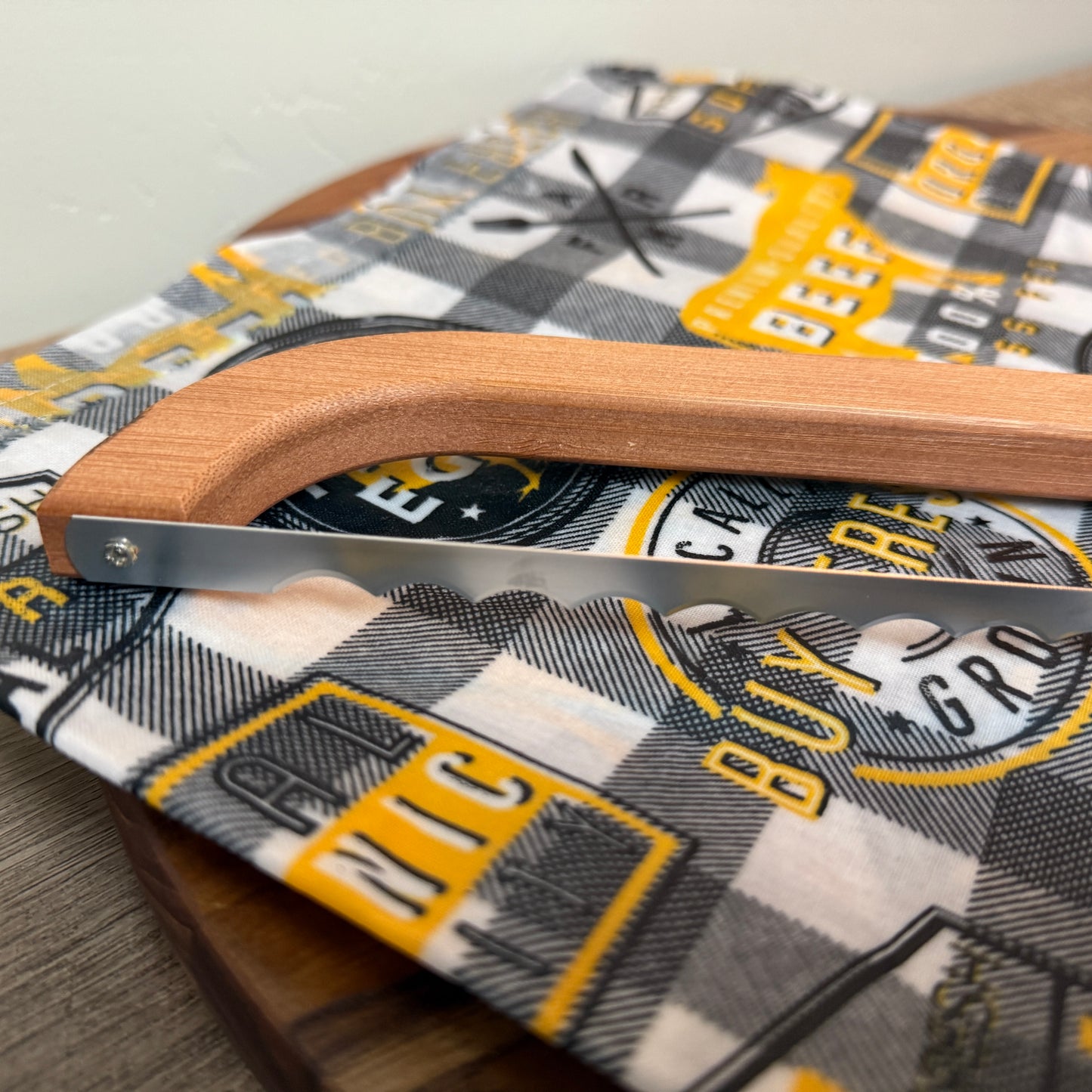 Wooden Bread Bow Knife