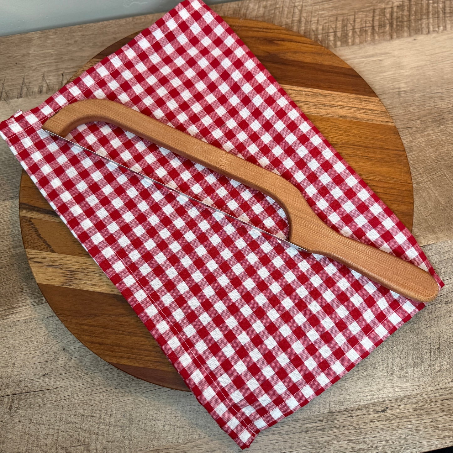 Wooden Bread Bow Knife