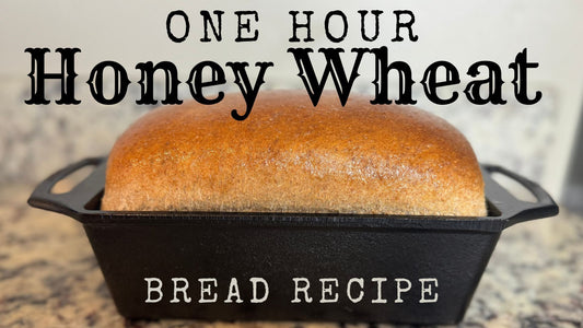 1-Hour Honey Wheat Bread 🍯🌾🍞 Quick & Easy Homemade Bread Recipe