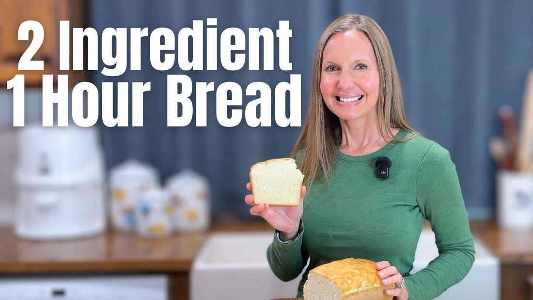 2 Ingredient 1 Hour Bread (No Yeast, No Knead, No Rise)
