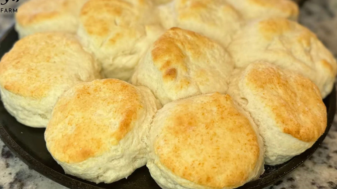 3 Ingredient Biscuits with Melted Butter