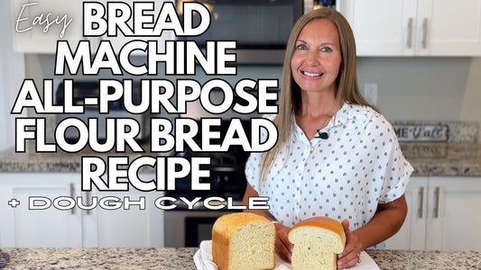 Bread Machine Recipe Using ALL PURPOSE FLOUR & Dough Setting Cycle