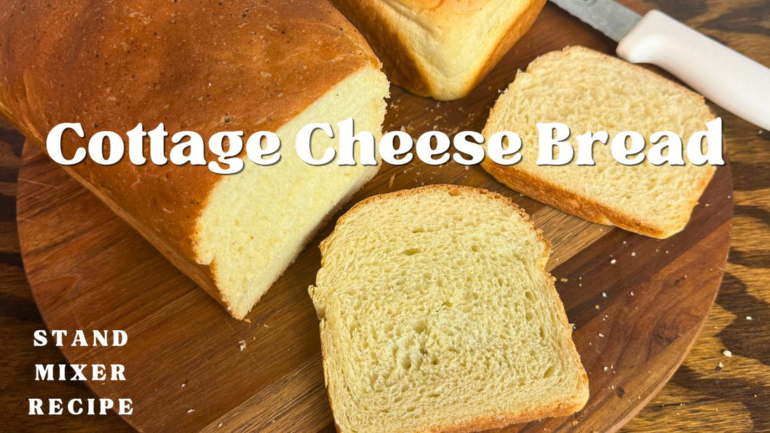 Cottage Cheese Sandwich Bread (Stand Mixer Recipe)