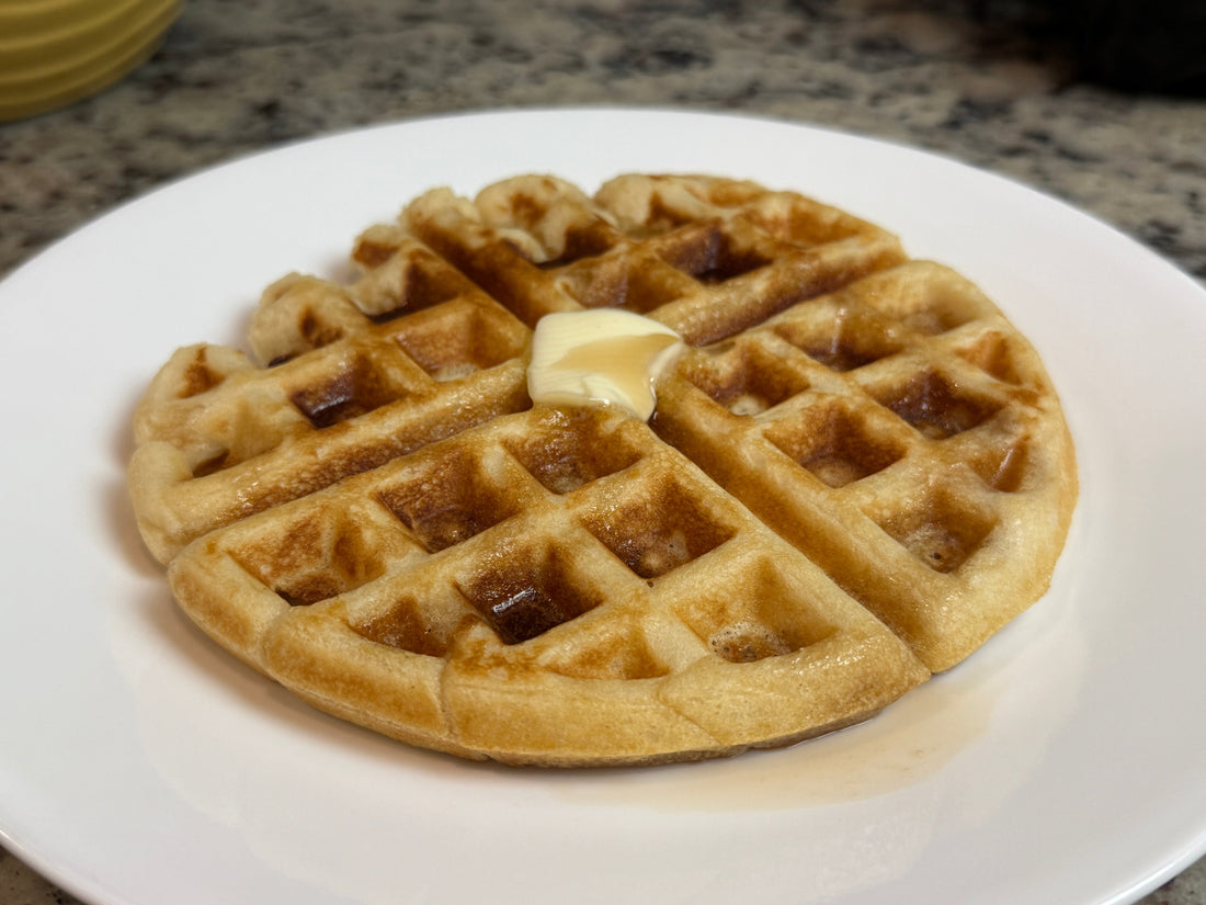The Best Sourdough Waffles Recipe - Easy Sugar Free Sourdough Waffles & Pancakes