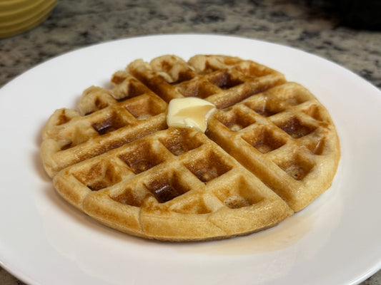 The Best Sourdough Waffles Recipe - Easy Sugar Free Sourdough Waffles & Pancakes