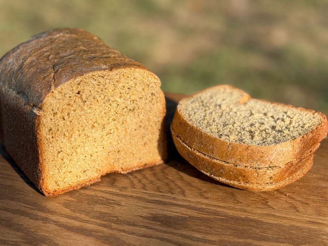 Fresh Milled Flour Italian Herb Bread | Easy Bread Machine Recipe