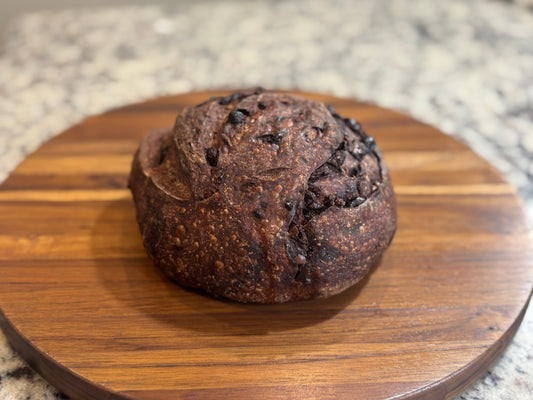 Chocolate Sourdough Bread Recipe - Double Chocolate Chip - Sourdough Inclusions