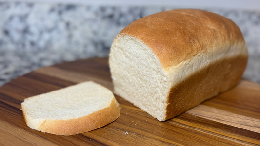 Homestyle White Bread Made in KitchenAid Mixer