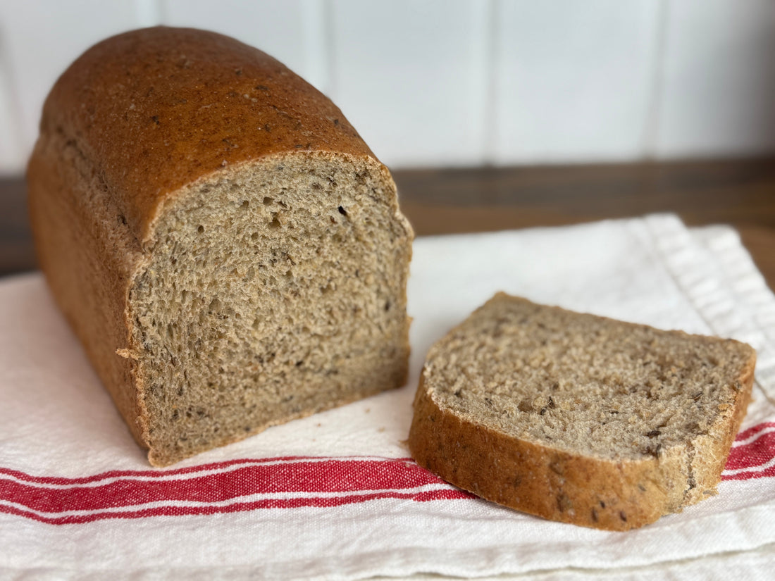 Bread Machine Seeded Rye Bread (1, 1.5, 2 lb loaves)