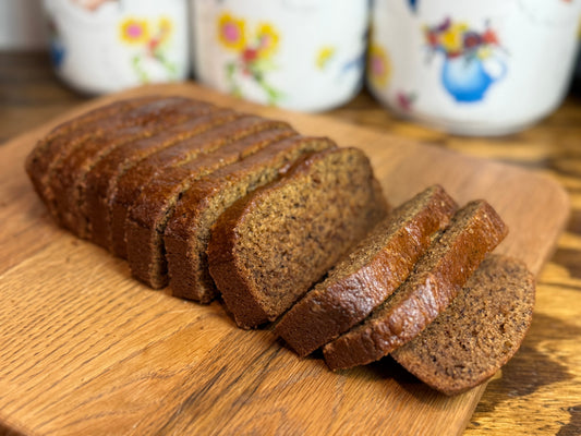 Bread Machine Fresh Milled Whole Wheat Banana Bread