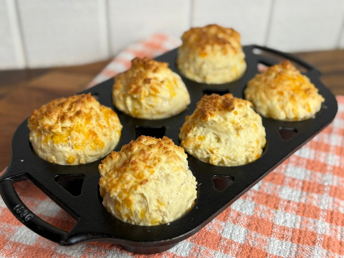 Easy & Quick Cheese & Garlic Drop Biscuits