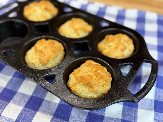 3-Ingredient Butter Muffin Biscuits (No Yeast, No Eggs!)