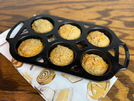 30-Minute Cheddar Rye Muffins (Fresh Milled or All-Purpose)