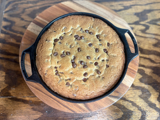 Cast Iron Chocolate Chip Cookie