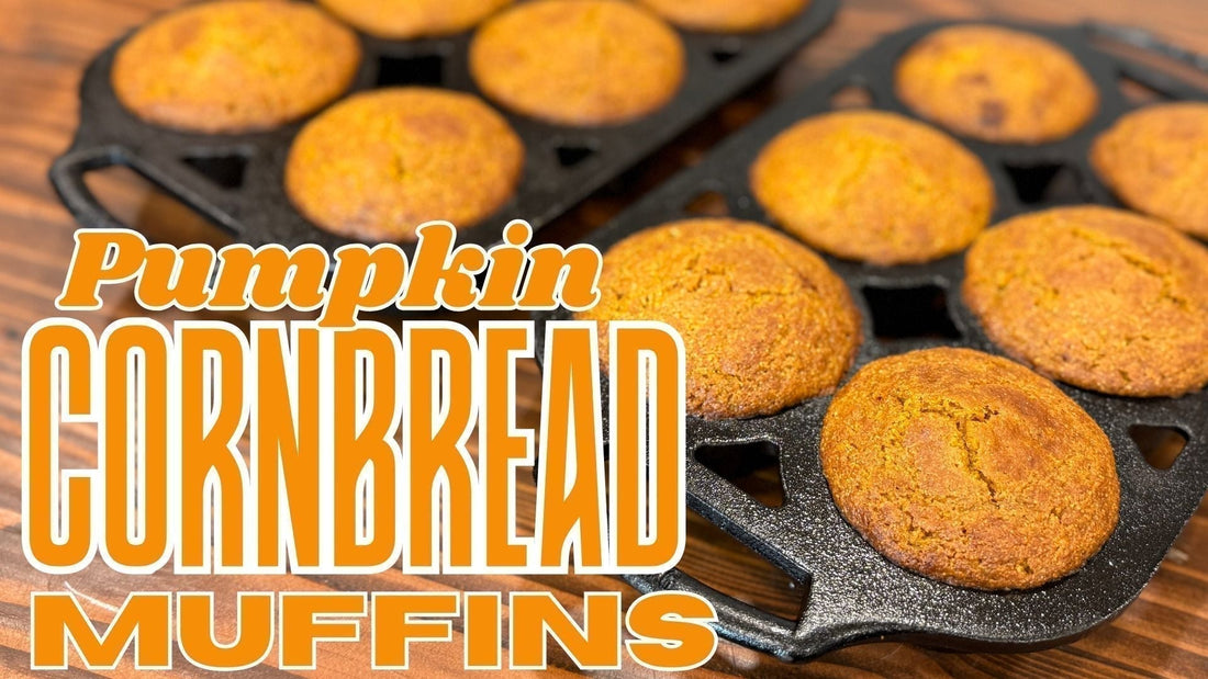 Quick Pumpkin Cornbread Muffins