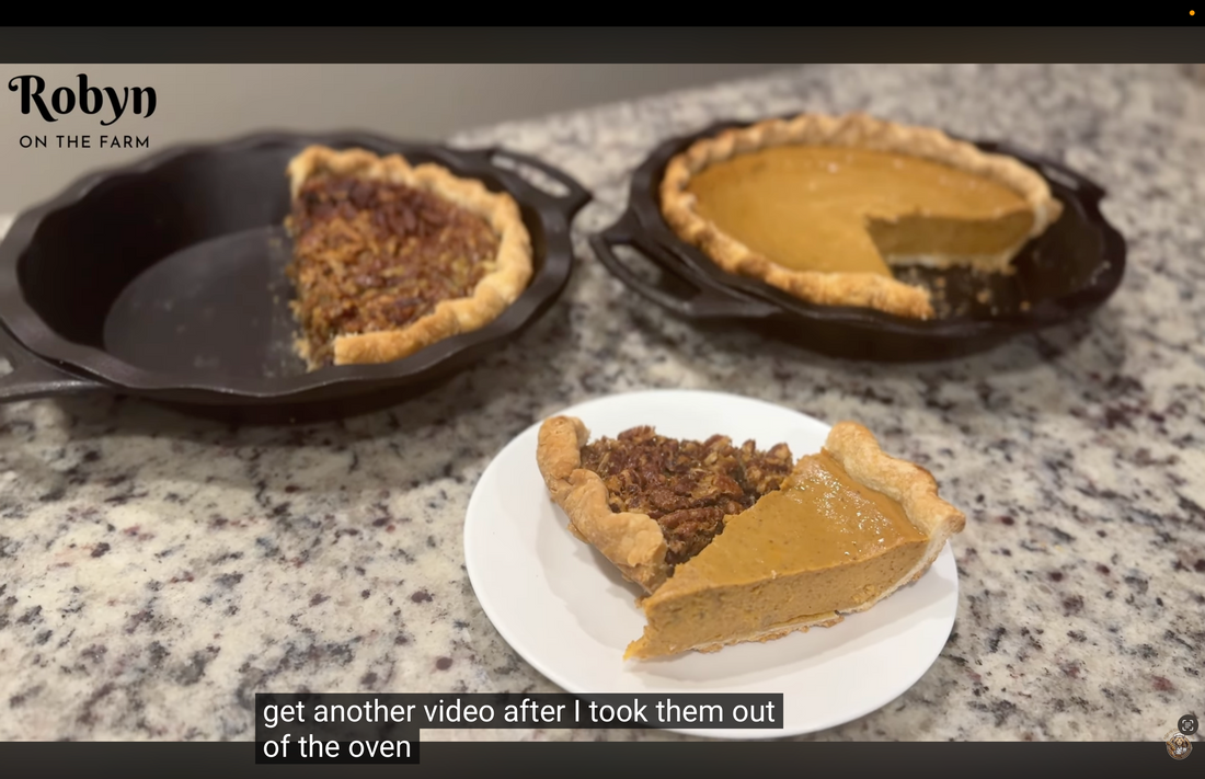 Homemade Pumpkin Pie Recipe & No Corn Syrup Pecan Pie Recipe - 2 Thanksgiving Pies