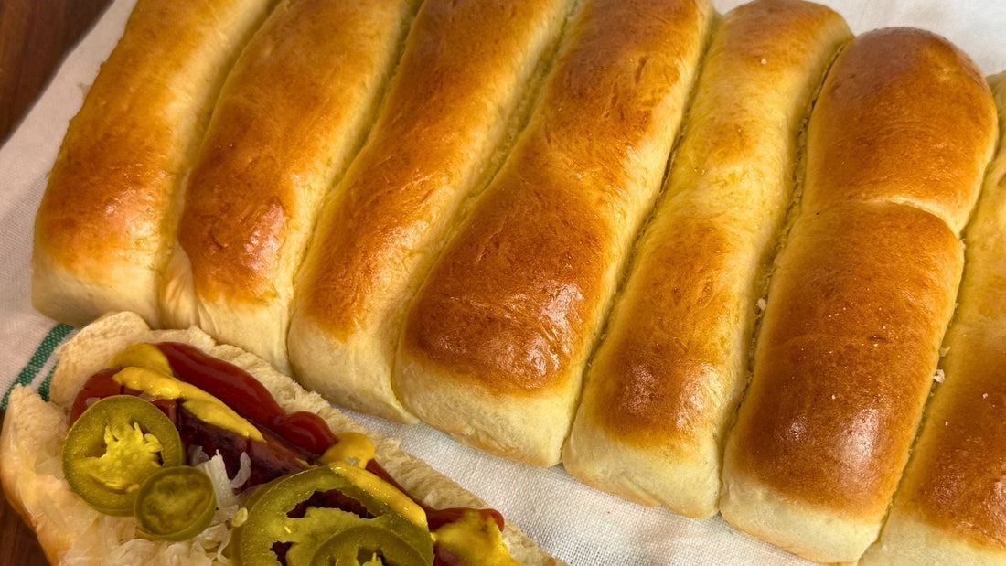 30 Minute Hot Dog Buns!