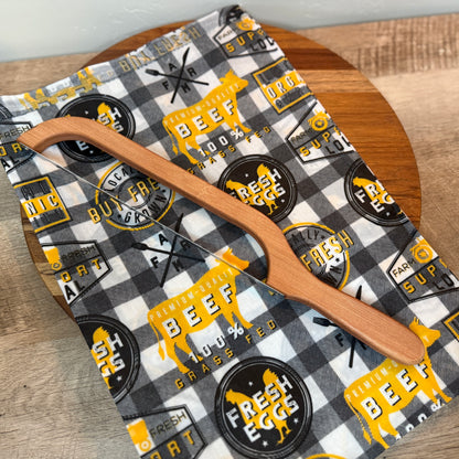 Wooden Bread Bow Knife