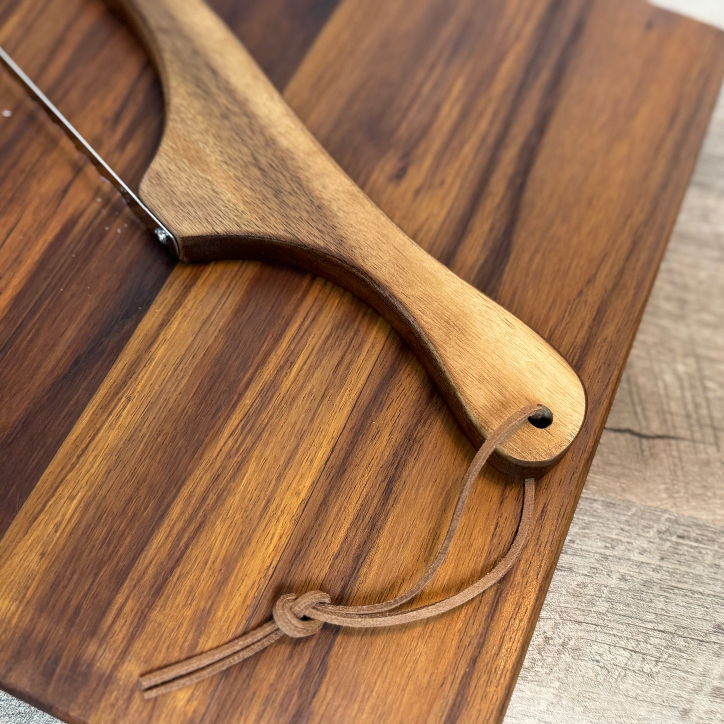 Wooden Bread Bow Knife